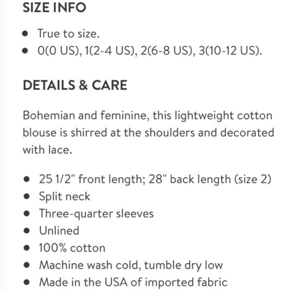 Current Elliott Picnic Shirt Blouse Charcoal Grey Embroidered Long Sleeve size 1 - Picture 14 of 14